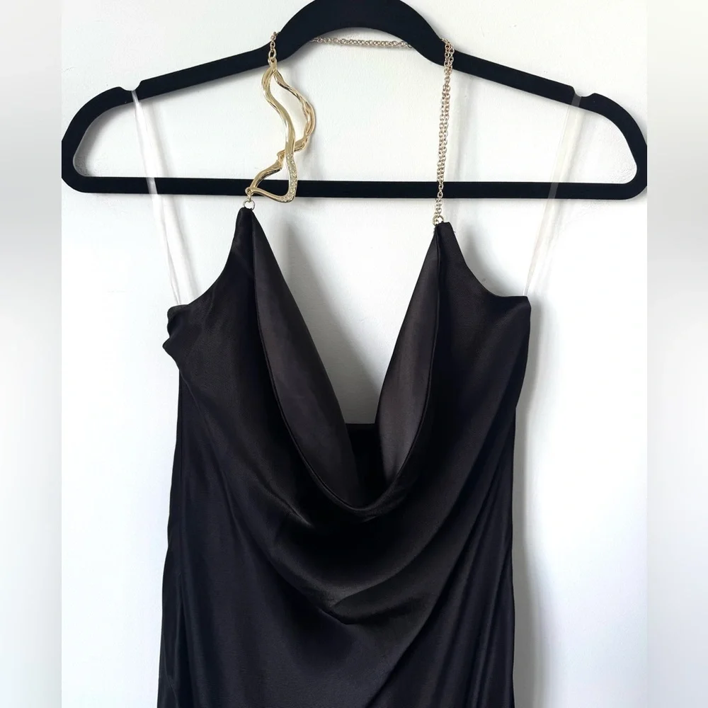 Meshki Black Maxi Dress - Picture 8 of 16